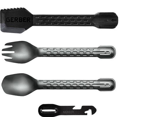 Gerber ComplEAT Cutlery - Onyx (Camping Multi-Tool)