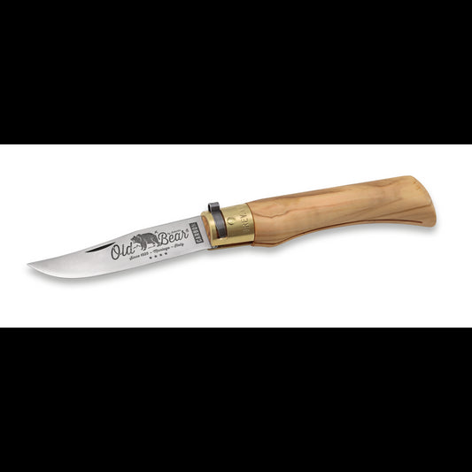 Antonini Old Bear Carbon Knife Olive Wood Large