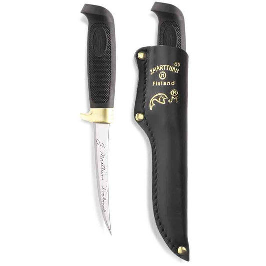 Marttiini Golden Trout 4" Filleting Knife & Leather Sheath