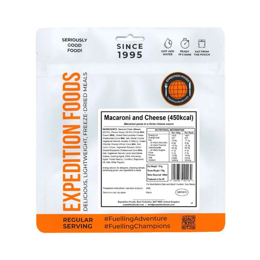 Expedition Foods Macaroni & Cheese 450Kcal Meal