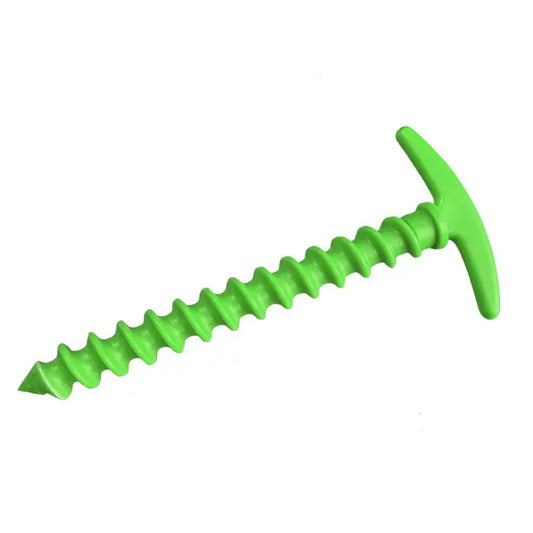 BeWild Screwdown Plastic Tent Peg Green