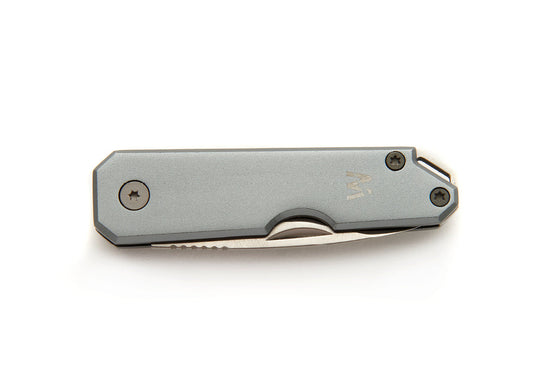 Whitby LEVEN EDC Pocket Knife (1.75') - Titanium Grey