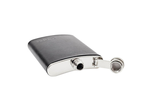 Zippo Leather Wrapped Hip Flask