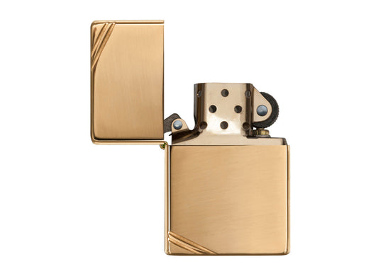 Zippo Vintage Lighter - High Polish Brass