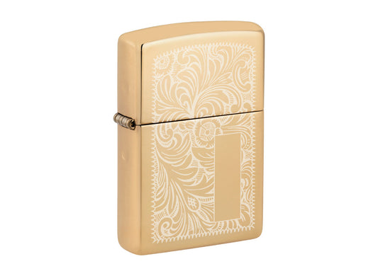 Zippo Venetian Lighter - High Polish Brass