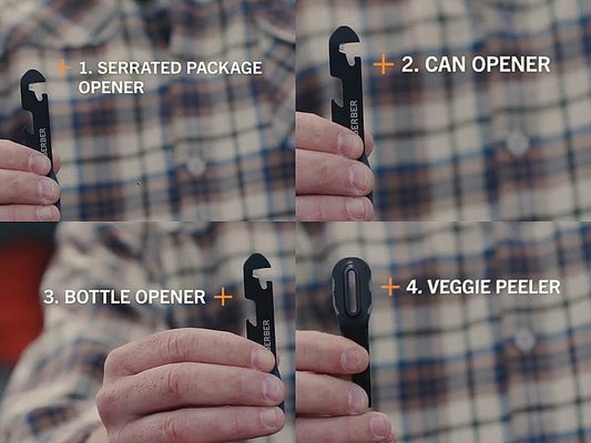 Gerber ComplEAT Cutlery - Onyx (Camping Multi-Tool)