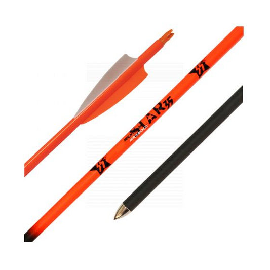 Mybo Star 35 Premium Fibreglass Arrows Neon Orange - 30" - 5 pack